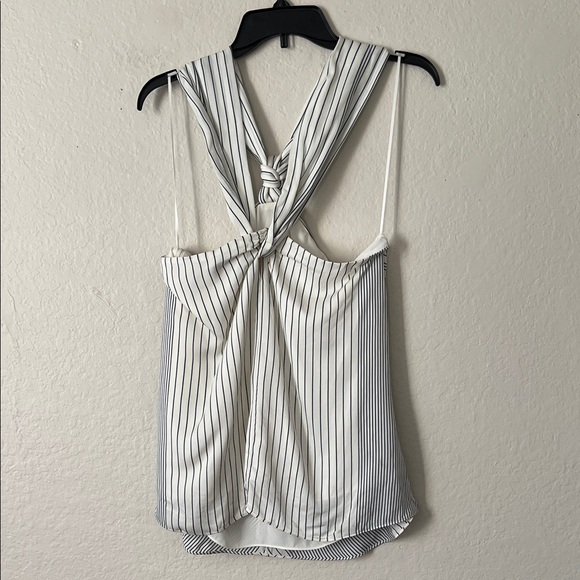 Like New! Reiss Brianna Striped Halter Style Top in Size 10 - Picture 7 of 16